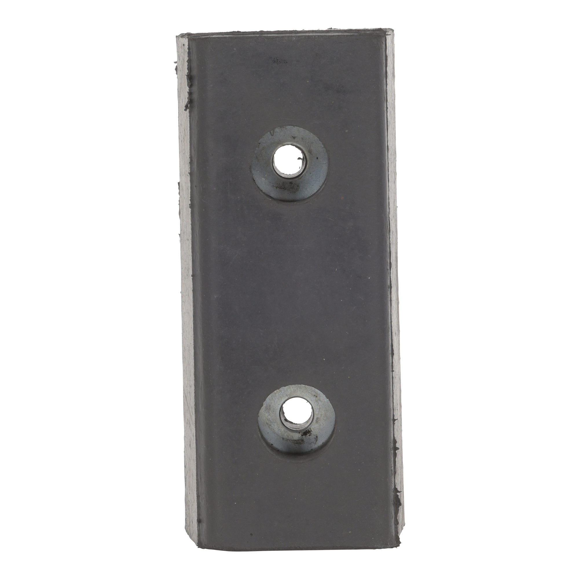 Vestil Molded Rubber Bumper - 10in. Length, Fiber Reinforced, High Impact Resistance, Model# DBE-10-1